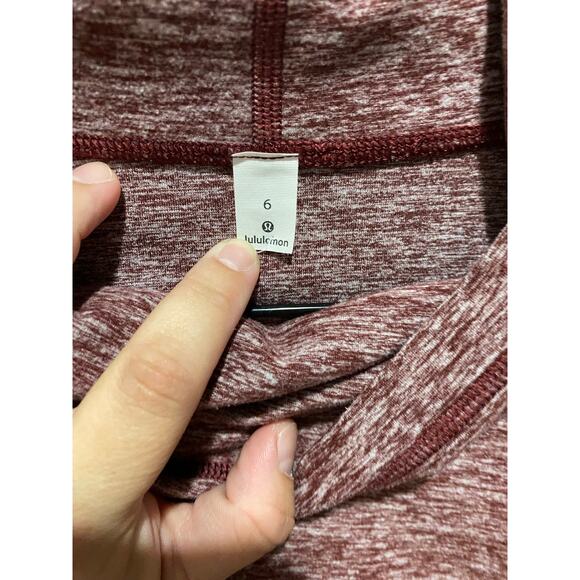 Lululemon Ready to Rulu Fleece Pullover in Heathered Savannah Size 6 - Picture 5 of 8